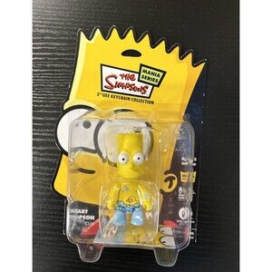 Simpsons Mania Series | Bart Qee 3 Key Chain Action Figure | Duck Outfit | NIB